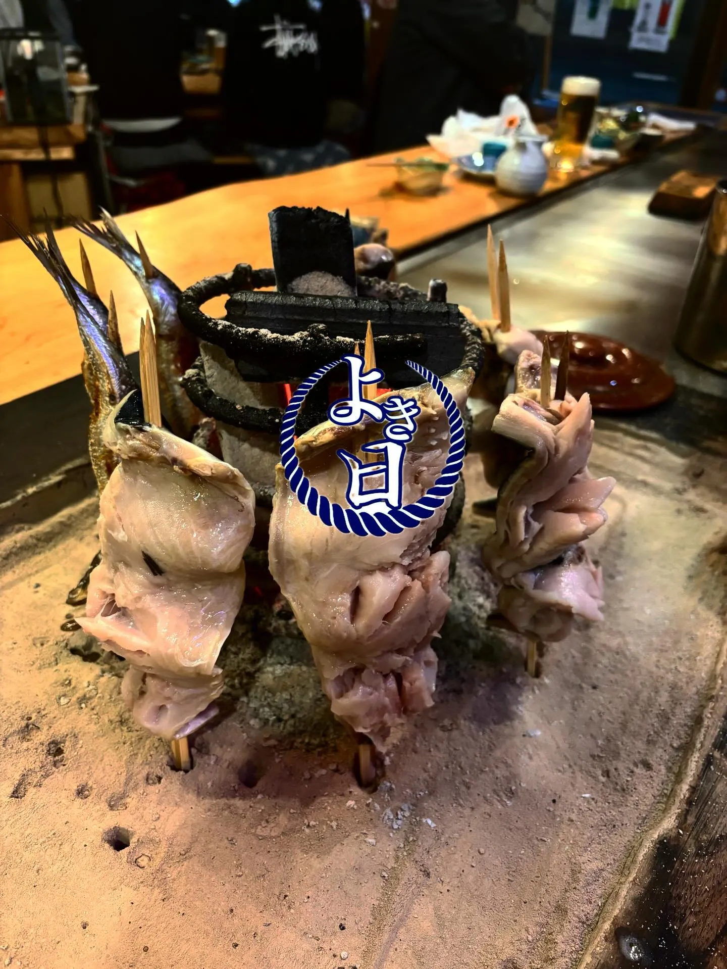 焼魚、たんとお食べ